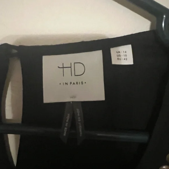 Anthropologie HD in Paris Ari peasant boho embellished blouse gauzy light 10 - Picture 6 of 6